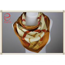 2014 Screen Printed100% Silk Scarf 90 by 90 Shawl